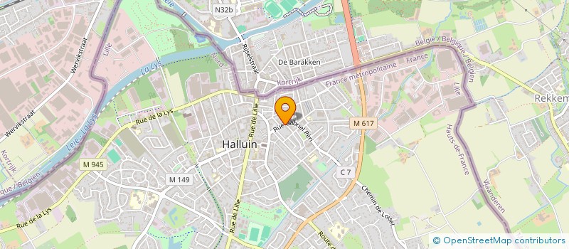 localisation de l'entreprise SPFPL ANNE JUDITH  HALLUIN