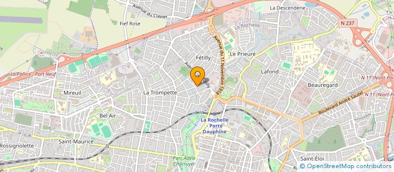 localisation de l'entreprise SPFPL ANSQUIN  LA ROCHELLE