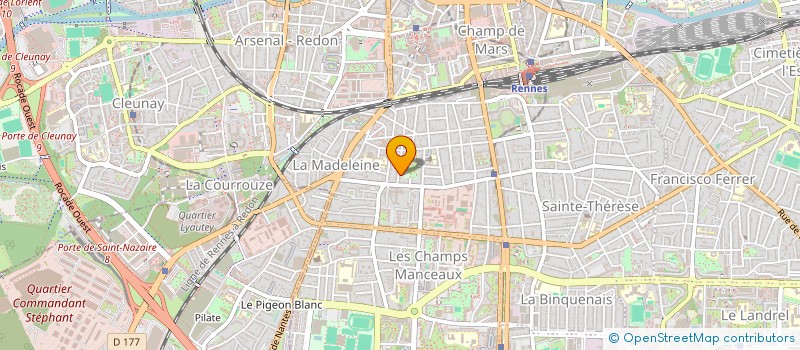 localisation de l'entreprise SPFPL APAJED PHARMACIEN D'OFFICINE  RENNES