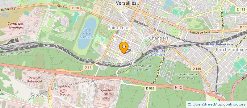 localisation de l'entreprise SPFPL AREND à VERSAILLES