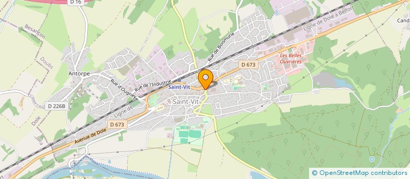 localisation de l'entreprise SPFPL ARNAUD VERDENET  SAINT-VIT