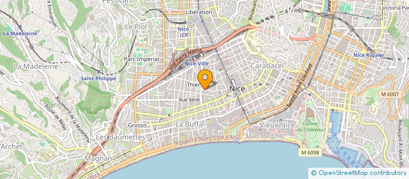 localisation de l'entreprise SPFPL ARRIGHI  NICE