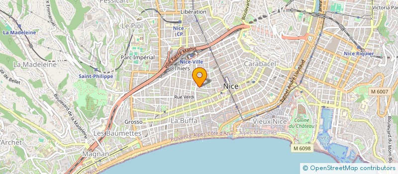 localisation de l'entreprise SPFPL ARRIGHI RAFFAELLI PATINVOH à NICE