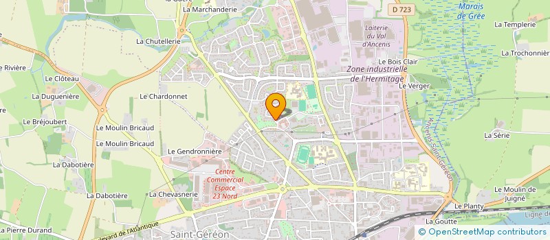 localisation de l'entreprise SPFPL ARRONDEAU  ANCENIS-SAINT-GEREON