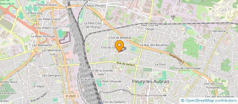 localisation de l'entreprise SPFPL ASSANIA  FLEURY-LES-AUBRAIS