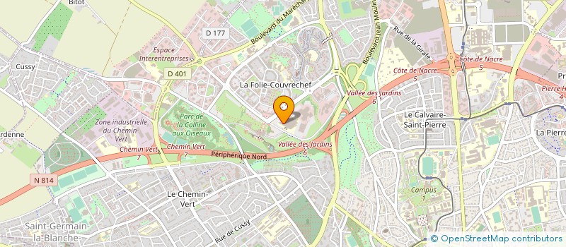 localisation de l'entreprise SPFPL ATARAXIE à CAEN