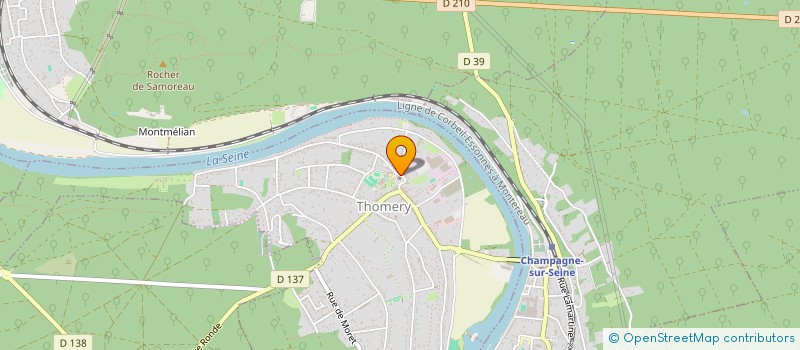 localisation de l'entreprise SPFPL AUDREY DERACHE  THOMERY