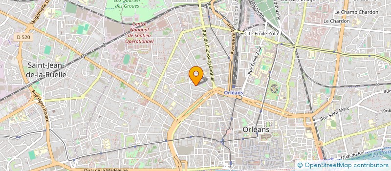 localisation de l'entreprise SPFPL AUGUSSEAU à ORLEANS