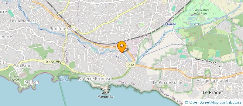 localisation de l'entreprise SPFPL AUNON à LA GARDE