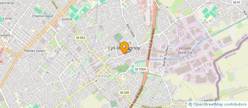 localisation de l'entreprise SPFPL AURANEL  LYS-LEZ-LANNOY