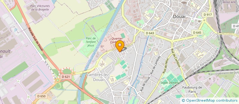 localisation de l'entreprise SPFPL AURE-ZON  LA CHAPELLE-D'ARMENTIERES