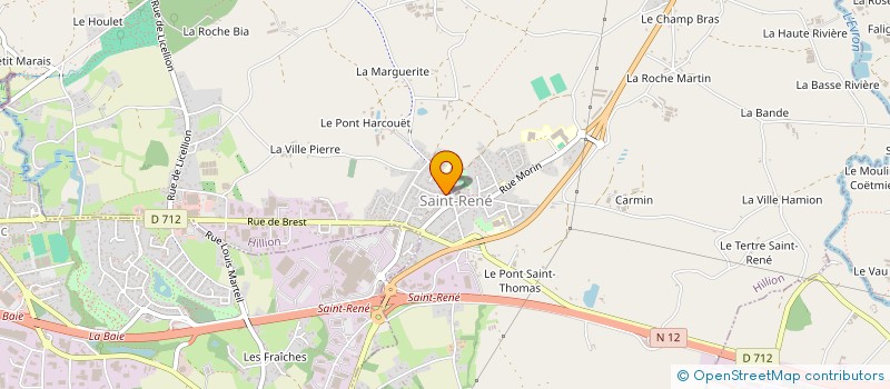 localisation de l'entreprise SPFPL AURSE  HILLION