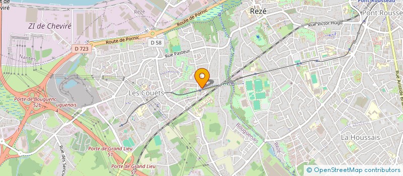 localisation de l'entreprise SPFPL AURVAL à BOUGUENAIS