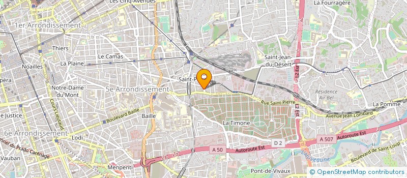 localisation de l'entreprise SPFPL AUTRIQUE  MARSEILLE