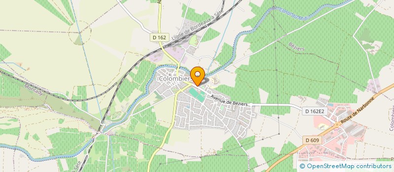 localisation de l'entreprise SPFPL AXIMO à COLOMBIERS