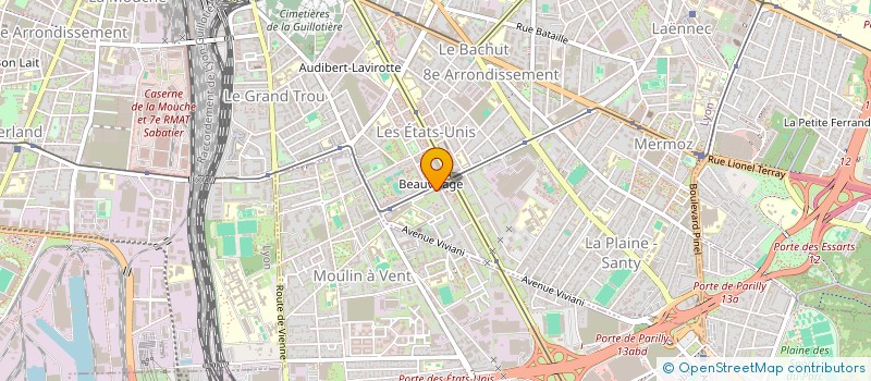 localisation de l'entreprise SPFPL B+C  LYON