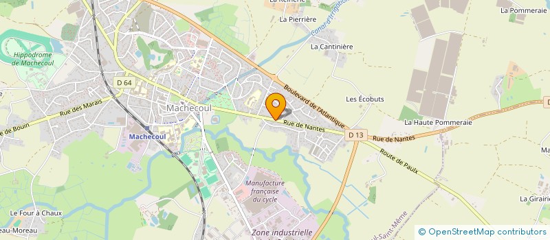 localisation de l'entreprise SPFPL B.CASSARD  SALLERTAINE