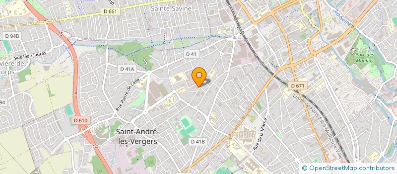 localisation de l'entreprise SPFPL B'SIS à SAINT-ANDRE-LES-VERGERS