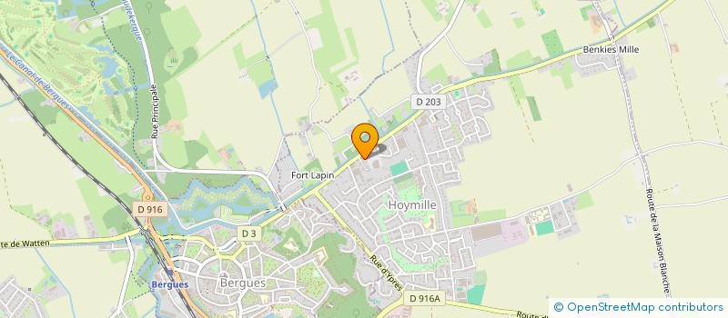 localisation de l'entreprise SPFPL BACKELANDT  HOYMILLE