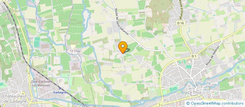 localisation de l'entreprise SPFPL BAPTISTE CARBONI  LE THOR