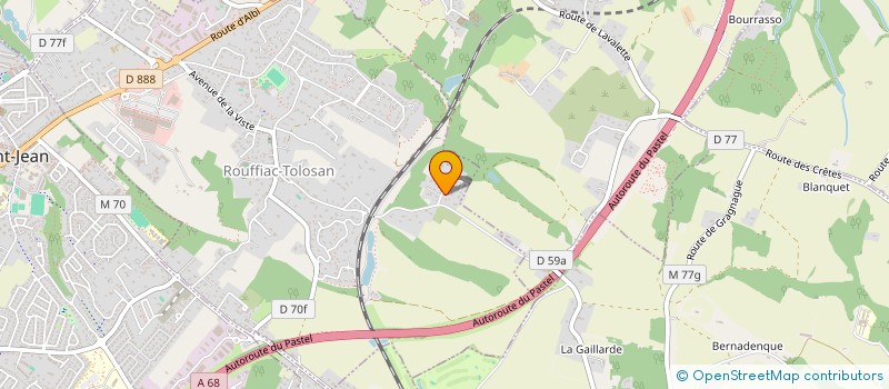 localisation de l'entreprise SPFPL BAREGES  ROUFFIAC-TOLOSAN