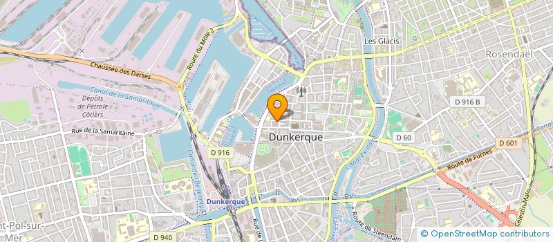 localisation de l'entreprise SPFPL BASIL INVEST à DUNKERQUE