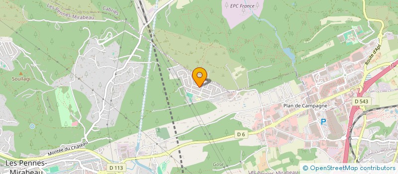 localisation de l'entreprise SPFPL BATAILLON à CAGNES-SUR-MER