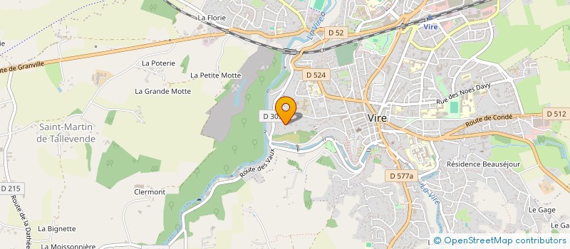 localisation de l'entreprise SPFPL BAY SIMON VIROISE  VIRE-NORMANDIE