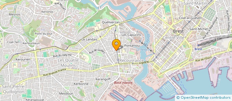 localisation de l'entreprise SPFPL BEBIN à BREST