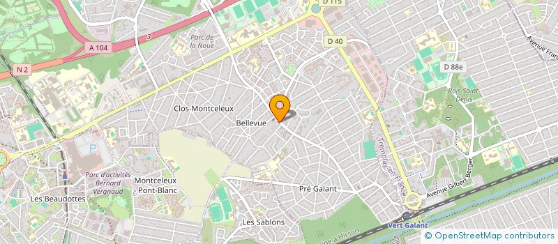 localisation de l'entreprise SPFPL BEN MOSTEFA DAHO à VILLEPINTE