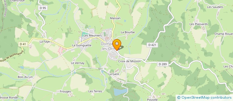 localisation de l'entreprise SPFPL BENASMC à DOMPIERRE-LES-ORMES