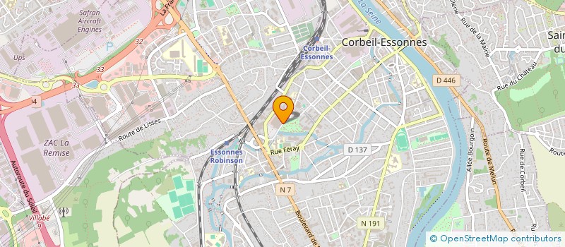 localisation de l'entreprise SPFPL BENFATAH 2 à CORBEIL-ESSONNES