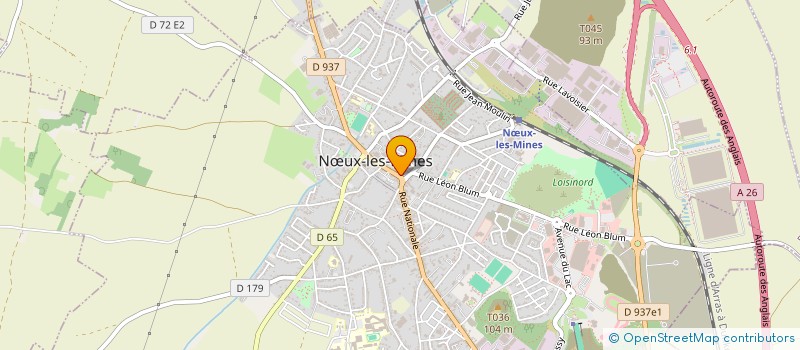 localisation de l'entreprise SPFPL BENOIT ARNALSTEEN  NUX-LES-MINES