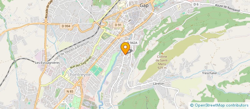 localisation de l'entreprise SPFPL BERNARD  GAP