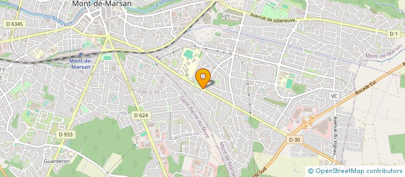 localisation de l'entreprise SPFPL BERTILLE LABARTHE  MONT-DE-MARSAN