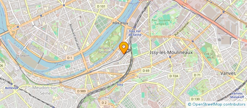 localisation de l'entreprise SPFPL BISMUTH à ISSY-LES-MOULINEAUX
