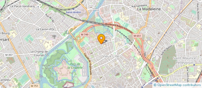 localisation de l'entreprise SPFPL BL INVEST à LILLE