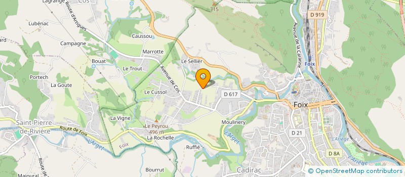 localisation de l'entreprise SPFPL BLANC à FOIX