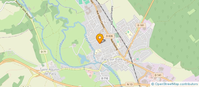 localisation de l'entreprise SPFPL BLONDEEL à PACY-SUR-EURE