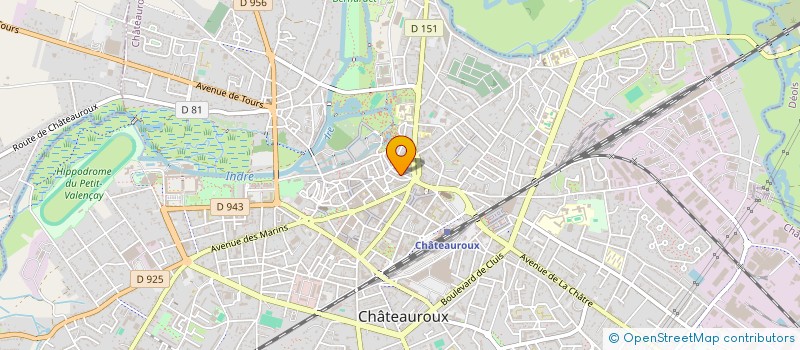 localisation de l'entreprise SPFPL BLONDET ERIC à CHATEAUROUX