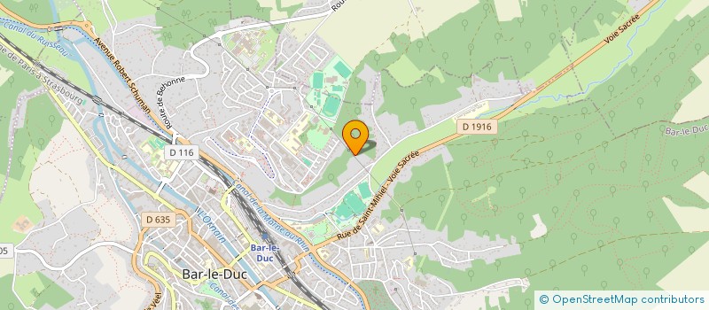 localisation de l'entreprise SPFPL BM INVEST à BAR-LE-DUC