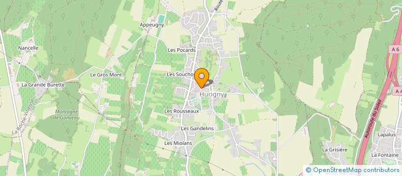 localisation de l'entreprise SPFPL BOBIN  HURIGNY