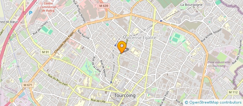 localisation de l'entreprise SPFPL BONTE  TOURCOING