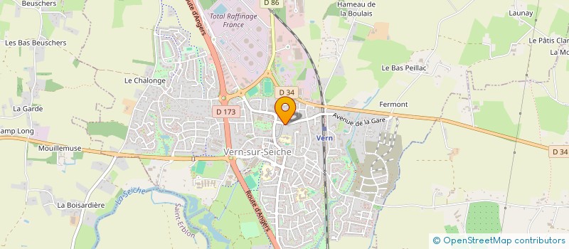 localisation de l'entreprise SPFPL BORGARD  VERN-SUR-SEICHE