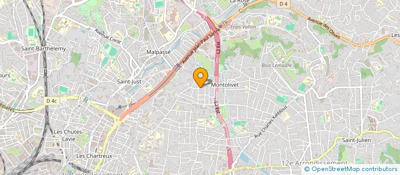 localisation de l'entreprise SPFPL BOSC  MARSEILLE