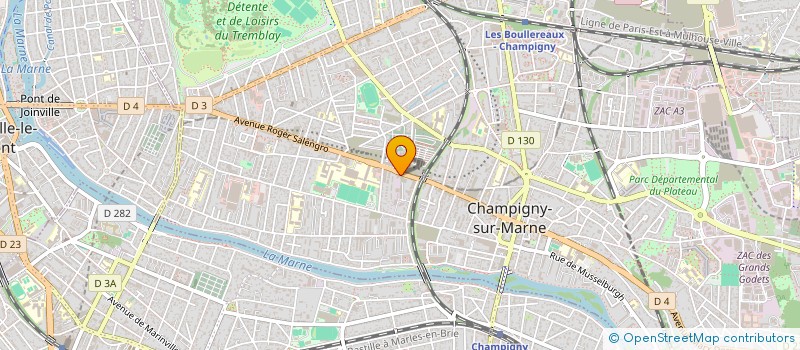 localisation de l'entreprise SPFPL BOUHADOUN  CHAMPIGNY-SUR-MARNE