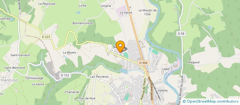 localisation de l'entreprise SPFPL BOULIN à COURPIERE