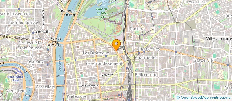 localisation de l'entreprise SPFPL BPA  LYON