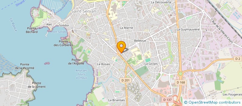localisation de l'entreprise SPFPL BRIAND à SAINT-MALO