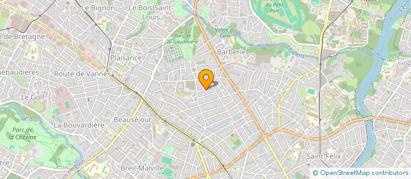 localisation de l'entreprise SPFPL BRIAND à NANTES